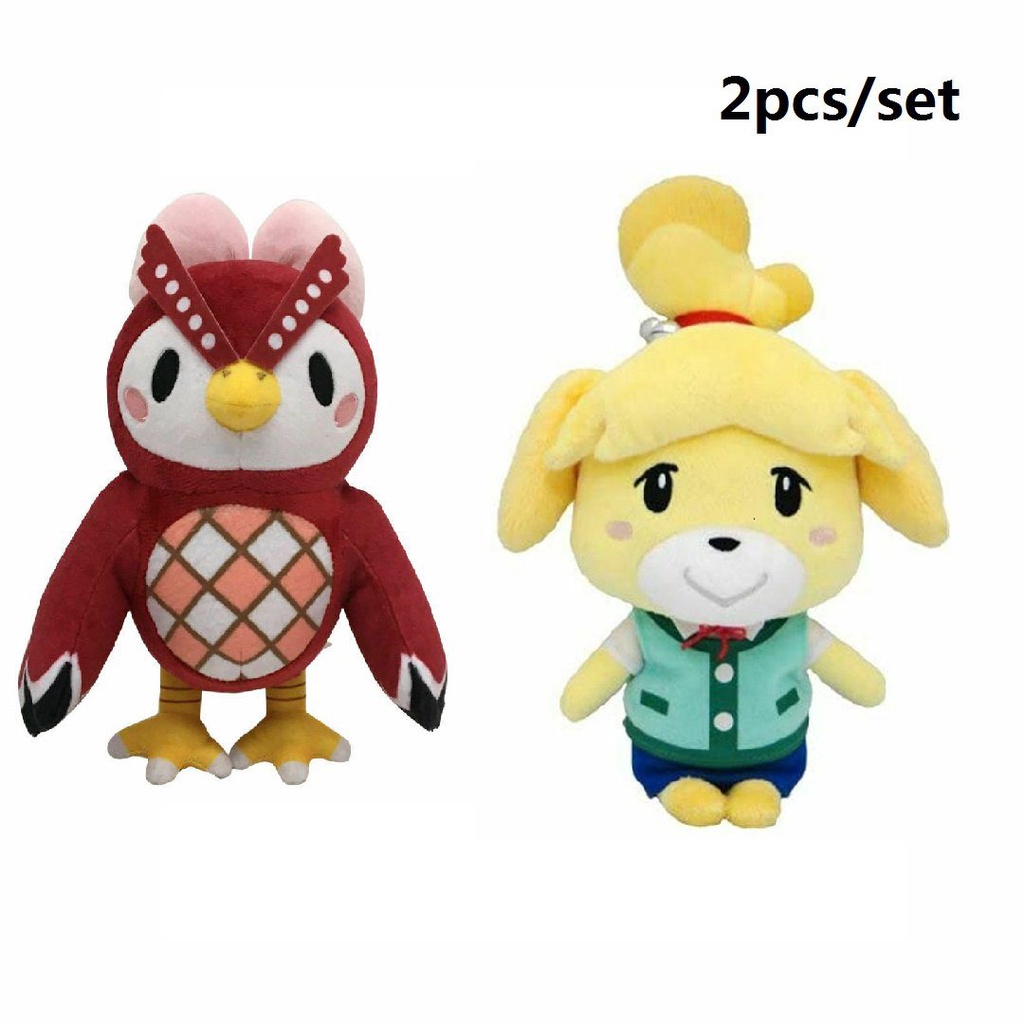 2pcs Set Animal Crossing 20cm New Horizons Isabelle Plush Doll Plush ...