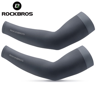 ROCKBROS Mangas De Braço Proteção Solar Anti-UV Sem Costura Confortável Manga De Pesca Fria Equipamento Esportivo À Moda Para Ambientes Externos em Oferta na Shopee