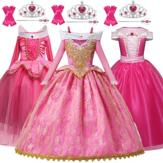 WFRVMeninas Princesa Vestido Mangas Compridas Fora Do Ombro Lace Robe Crianças Presente Natal Fantasia Partido Outfits em Oferta na Shopee