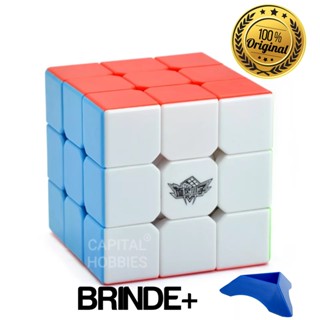Cubo mágico profissional 3x3x3 ORIGINAL Cyclone Boys+ base de apoio de brinde em Oferta na Shopee