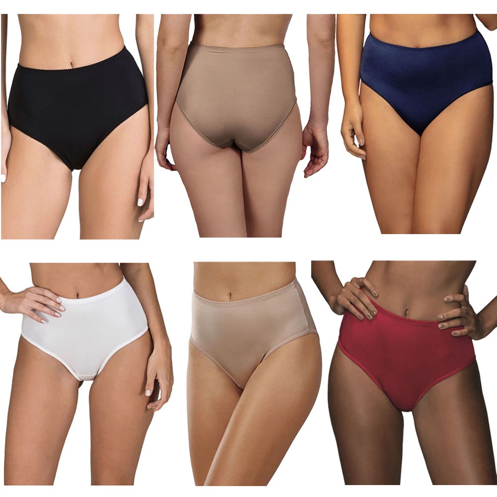 Calcinha DeMillus Cintura Alta Chanson Plus Size Laterais Largas Adulto Preto Bege Branco Azul