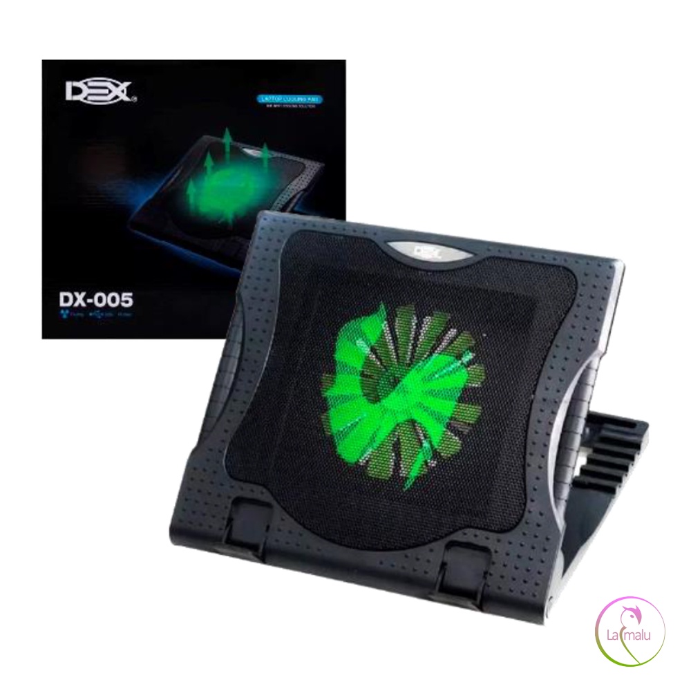 Suporte Base Para Notebook Com Cooler Dx-005 Até 15,4 Polegadas