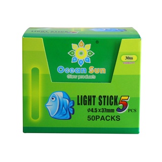 250 Pcs/50bags 4.5x37mm/3.0x25mm Pesca Química Varas De Luz Brilho Fluorescente De Isca De Peixe