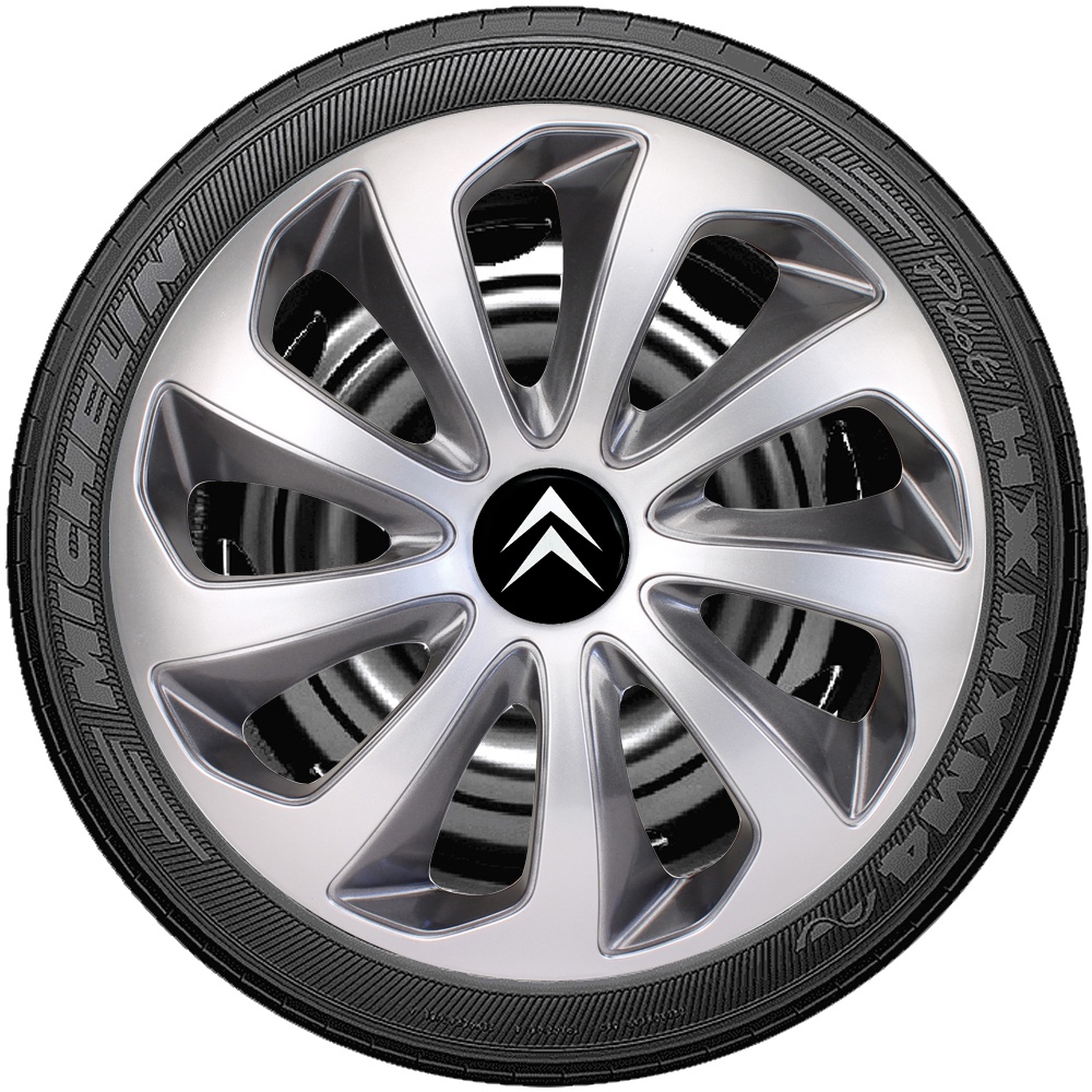 Jogo de Calotas Aro 15 Velox Citroen Aircross C3 C4 Xsara Picasso