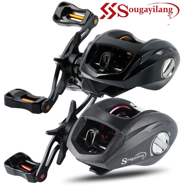 Sougayilang Carretilha de Pesca  Left Hand Right Hand 12+1 Ball Bearings 6.3:1 Gear Ratio Max Drag 6-8KG - Sports & Outdoors