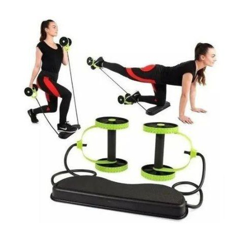 Elástico Roda Exercício Musculação Abdominal Revoflex Emagrecer Xtreme Malhar Casa