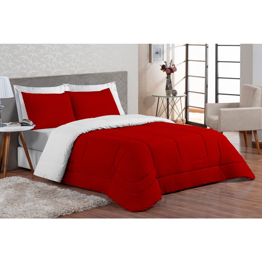 Kit Edredom Ternura Solteiro Dupla Face C/ 4peças em Oferta na Shopee