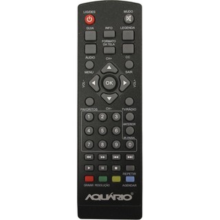 Controle Conversor Receptor Aquário Dtv5000 Dtv7000