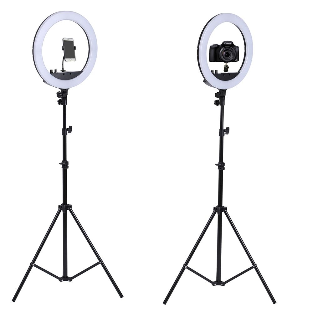 Kit Completo Ring Light Com Tripé Dimmer Youtuber Selfie Pro