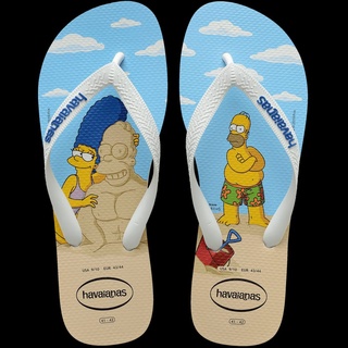 Chinelo Os Simpsons Havaianas Desenho Adulto Infantil Bart Leve Confortável em Oferta na Shopee