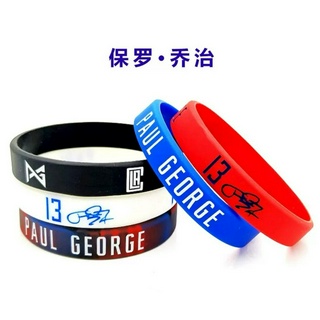 Clippers Paul George Assinatura Pulseira De Silicone Esportiva