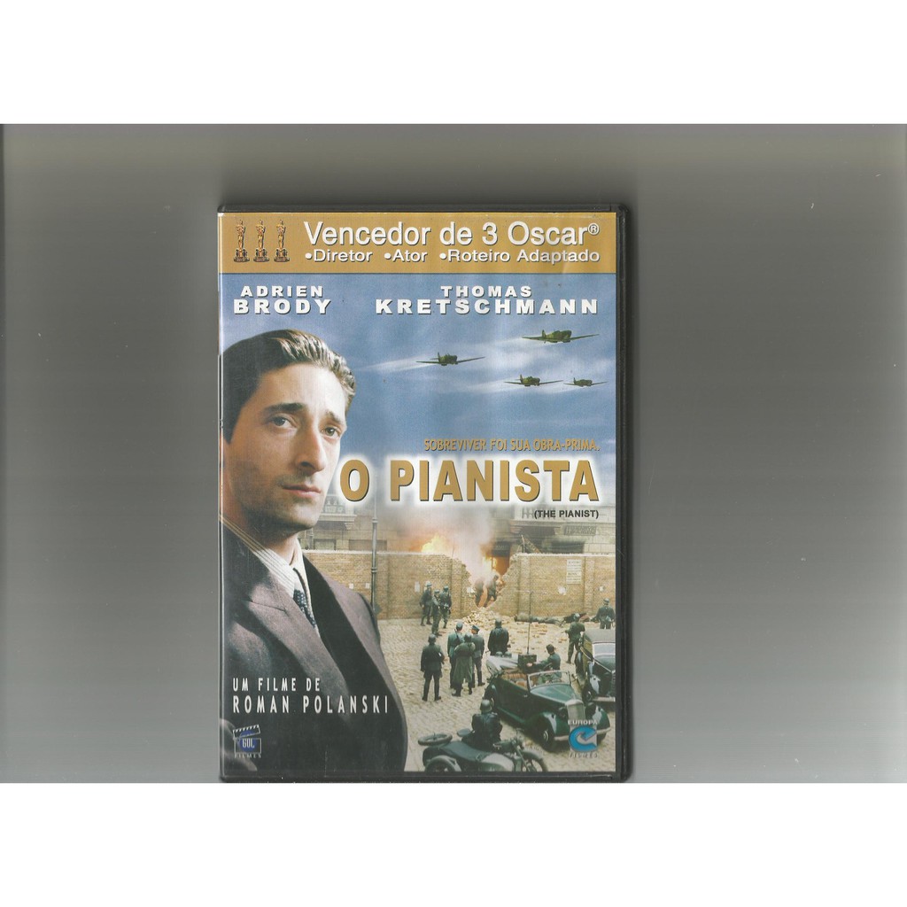 DVD * O PIANISTA * ADRIEN BRODY - IMPECÁVEL