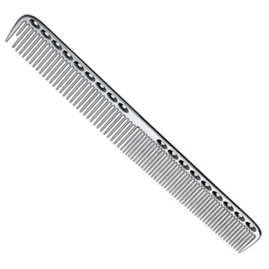 Pente De Metal Ferro Alumínio Para Corte De Cabelo Para Barbeiro 21,5 Cm