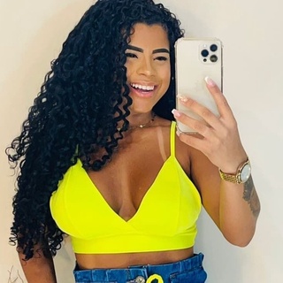 Cropped Feminino Basico Alça Decotado  com bojo Curto Meninas top academia neon