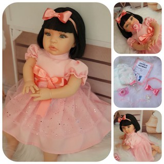 Bebê Reborn Princesa Menina Boneca Real Completo Na promoção