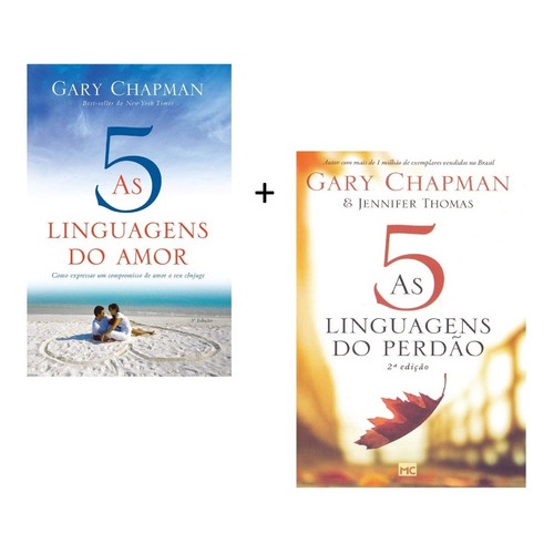 Kit 2 Livros As 5 Linguagens Do Amor + As 5 Linguagens Do Perdão