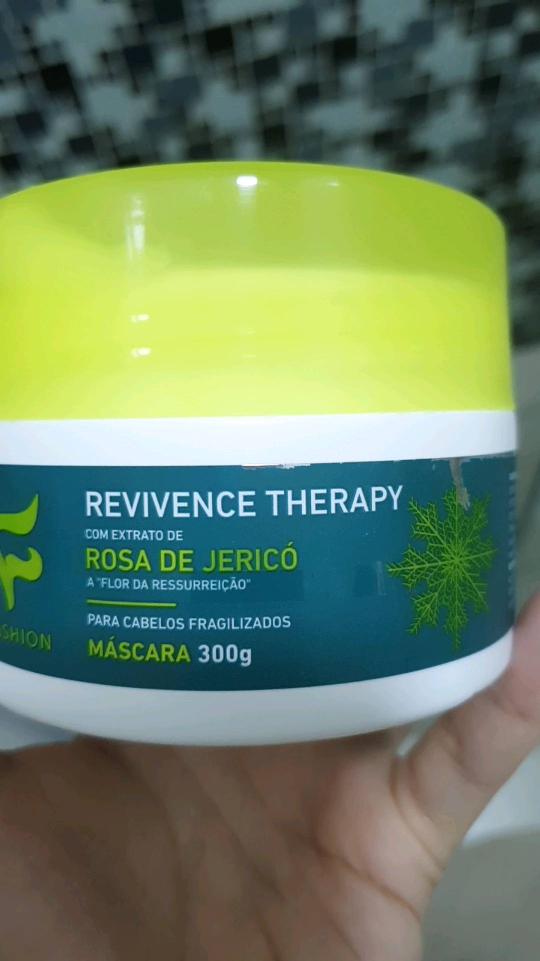 Máscara Capilar Revivence Therapy Rosa De Jericó FASHION 300g | Shopee  Brasil