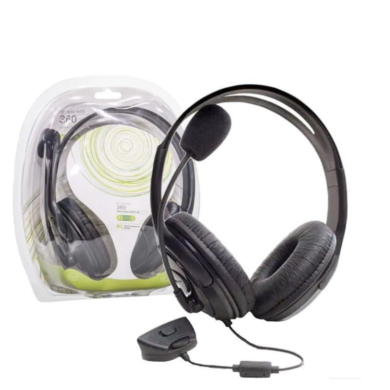 Headset Fone De Ouvido C/ Controle D Vol Ps4 Xbox One Pc