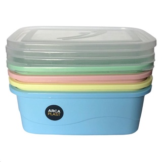 Kit 4 Pote Plástico Com Tampa 1,9l Grande Colorido Transparente 1900ml Livre de BPA em Oferta na Shopee