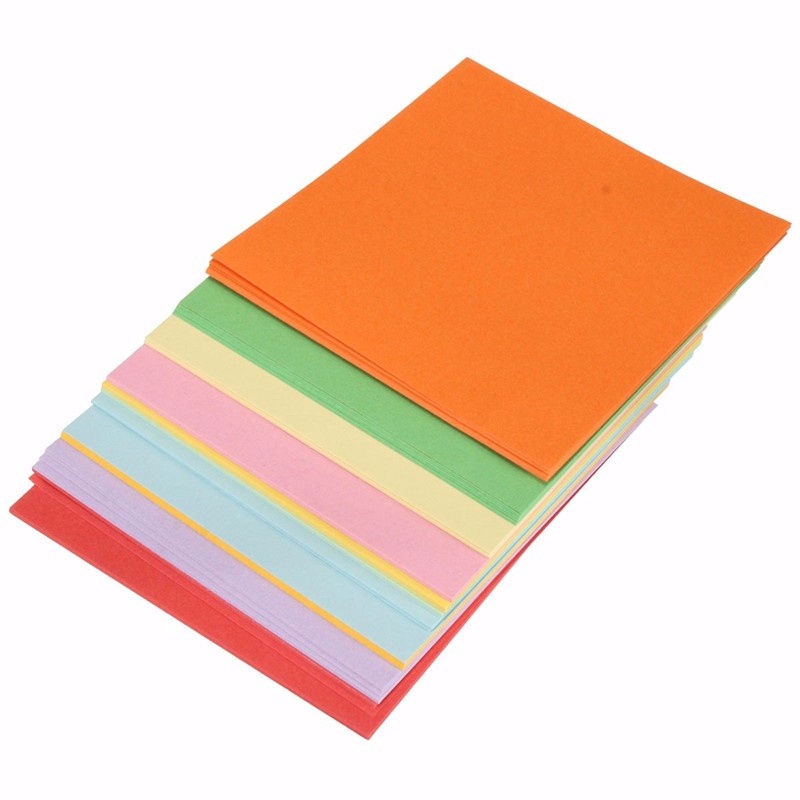 Papel Para Origami (dobradura) 9x9cm Colorido Com 120 folhas | Shopee ...