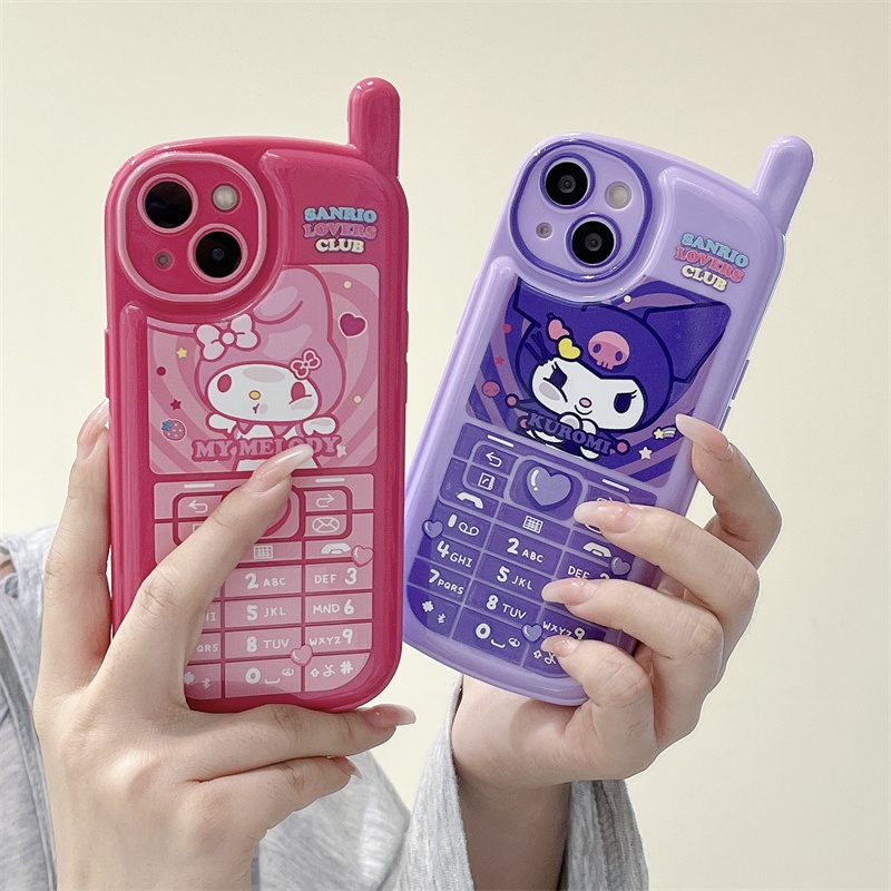Melody & Kuromi 】 Cute Capa De iPhone De Casal Compatível Para 13