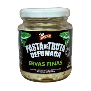 Pasta De Truta Defumada Sabores Limão Azeitona Ervas finas Escolha Seu Patê Cremoso Riele