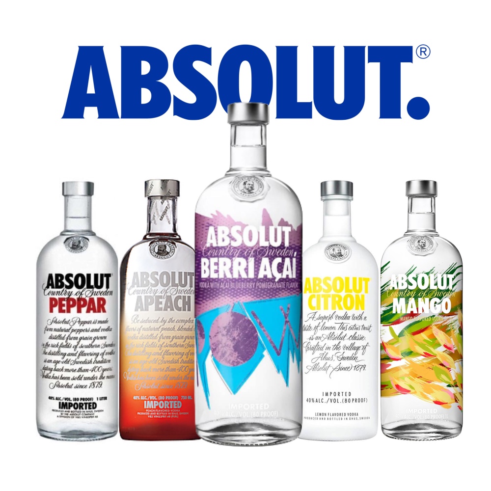 Vodka Absolut Sabores 1l Shopee Brasil