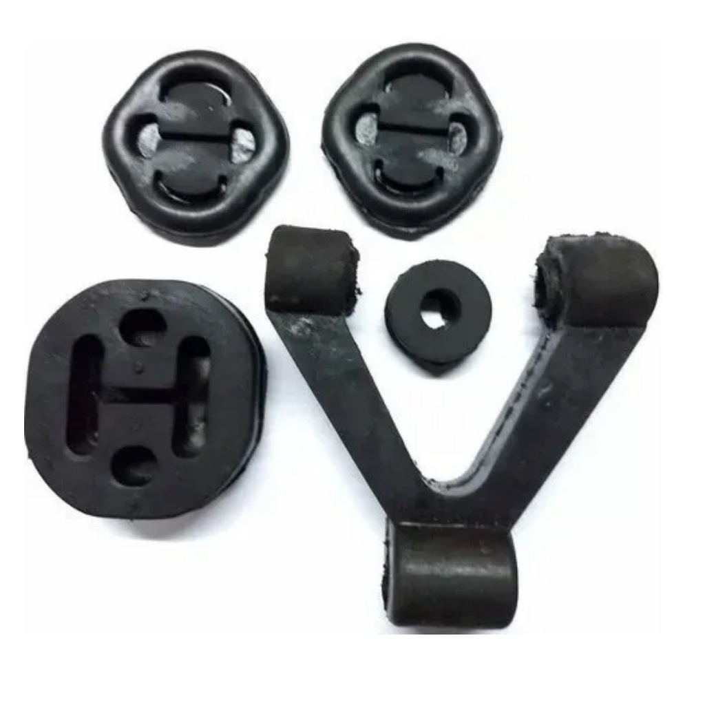 Borracha Coxim Escapamento Gol Parati Saveiro G3 4 Kit C/5 P