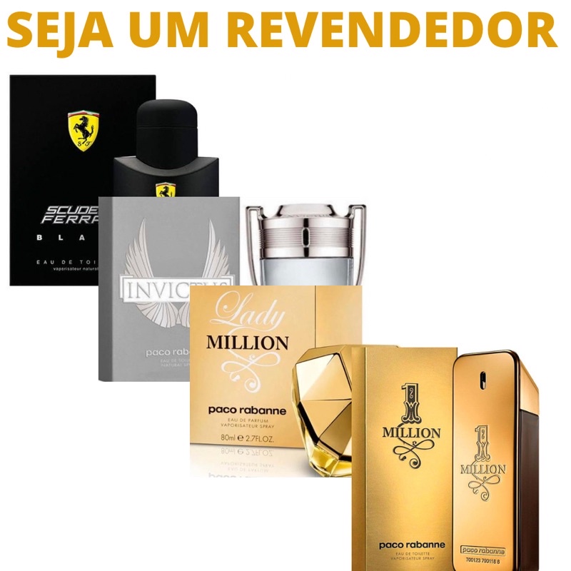Kit c/ 10 Perfumes Importados para Revenda Promoção!