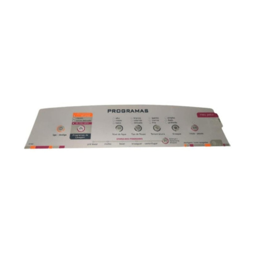 Painel Decorativo Compatível Lavadora de Roupas Brastemp Bwt09b 326065467