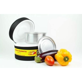 Marmita Térmica Redonda GRANDE N°16 Revestida Com Zíper - Refeições Quentes por até 6 a 7 horas, com Isopor e Alumínio! Capacidade para 1100ML em Oferta na Shopee
