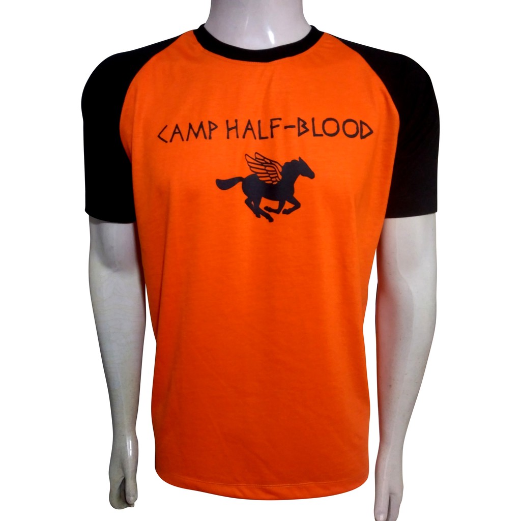 Camiseta Raglan Camp Half Blood / Acampamento Meio-Sangue / Percy ...