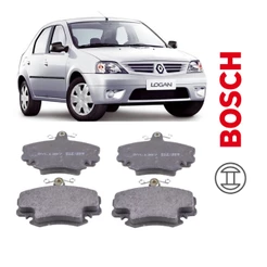 Jogo de Pastilha Freio Dianteira Original Bosch Renault Logan 2008 a 2013