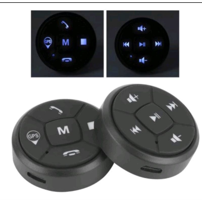 controle volante remoto do carro universal android janela botão bluetooth universal sem fio 10 funções