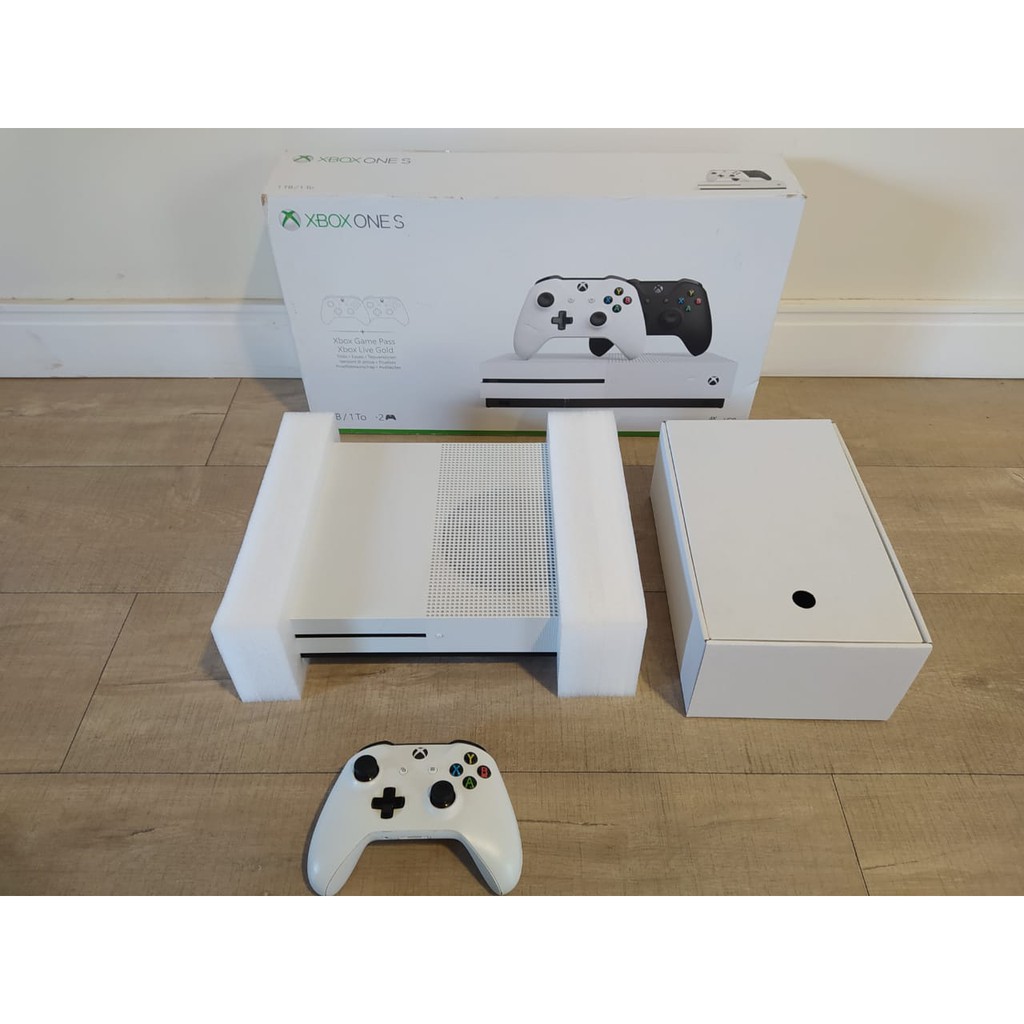 Microsoft xbox one s 1tb standard cor branco escorrega o pre o