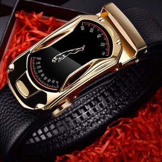 Cinto masculino luxo couro genuíno masculino fivela automática cintos pretos da moda cintura