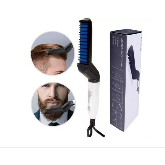 Chapinha Alisadora Para Homens, Barba E Cabelo Mini Pranchin