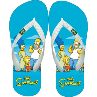Chinelo Exclusivo Sucesso Simpsons Oferta Infantil e Adulto Envio Rápido chinelos exclusivos em Oferta na Shopee