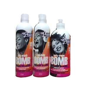 Soul Power Bomb - Kit Shampoo, Condicionador e Creme De Pentear