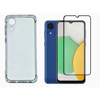 Kit Capa Capinha + Película Samsung Galaxy A03 core