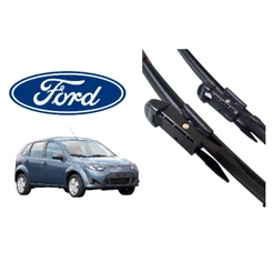 Par Palhetas Limpador De Parabrisa Dianteiro Ford Fiesta Rocam Brasileiro 2011 2012 2013