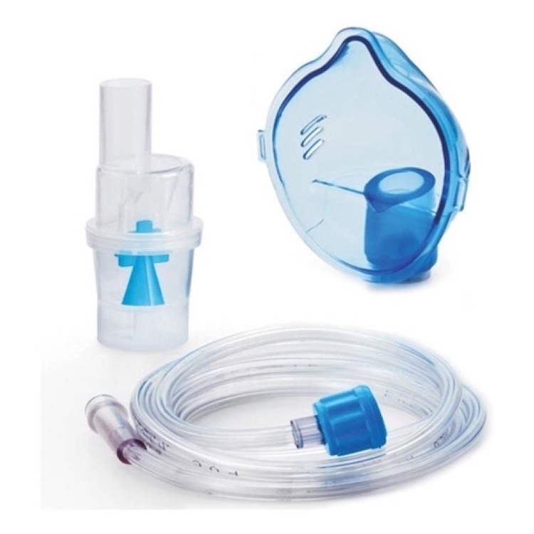 Kit Micronebulizador Máscara Mangueira E Copinho Medicate