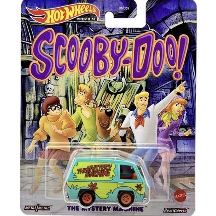 Hot Wheels Mystery Machine Premium Pneus Borracha Scooby Doo Shopee Brasil 7507