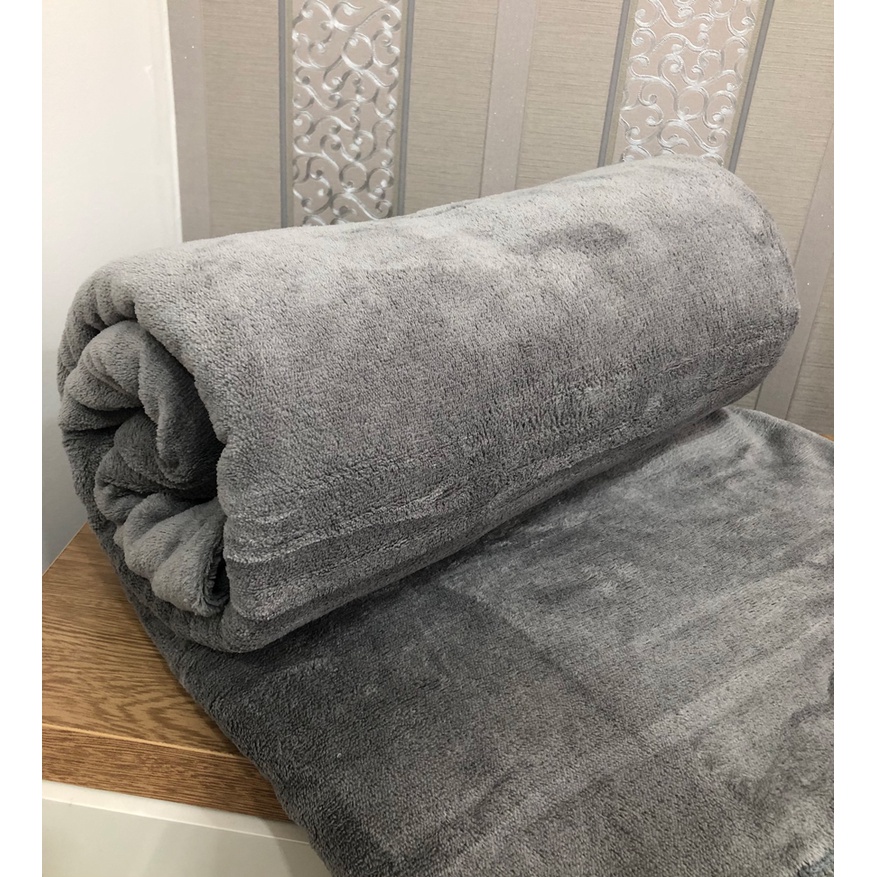 Cobertor Manta Soft Plush Casal Queen Size Antialérgica Aveludada Microfibra 2,40x2,20 - Várias Cores Toque Extra Aveludado