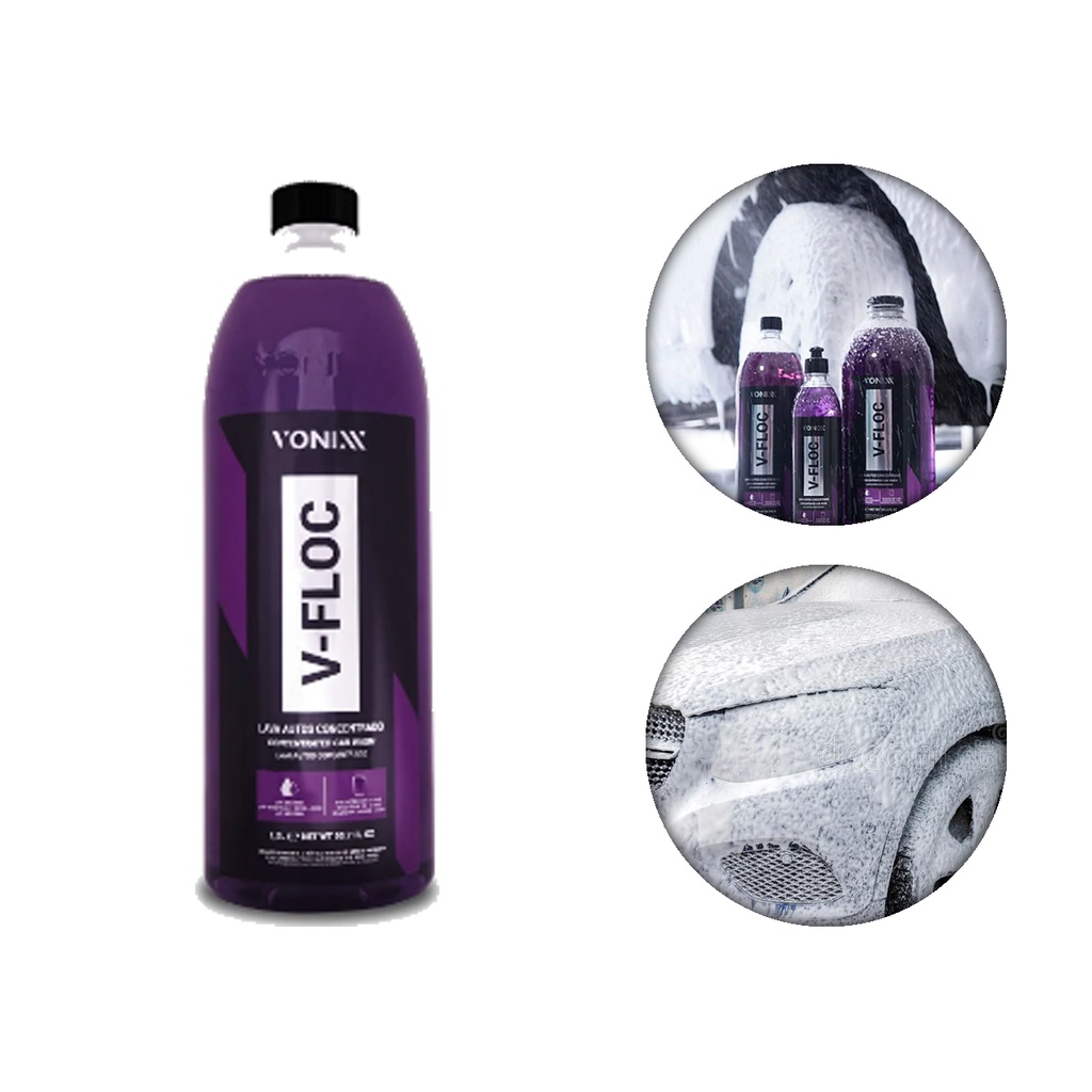 V-floc Shampoo Lava Autos Super Concentrado 1,5l Vonixx