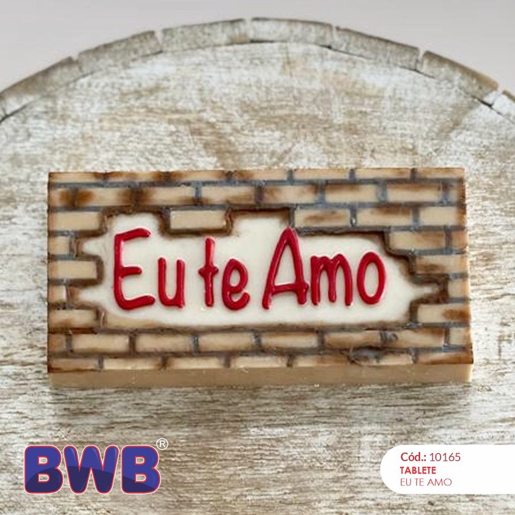 Forma de Acetato Tablete Eu Te Amo Especial Cód. 10165 BWB - Rizzo Distribuidora