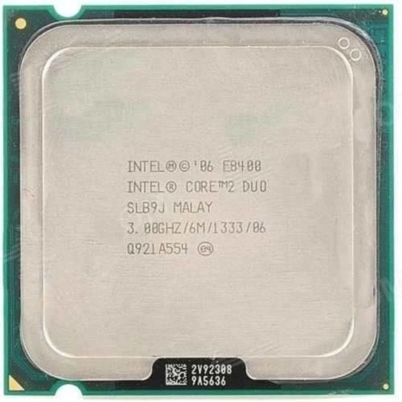 Intel core 2 duo E8400