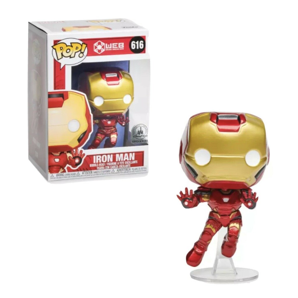 Funko Pop! Marvel - W.E.B. (Avengers Campus): Iron Man #616 (exc ...