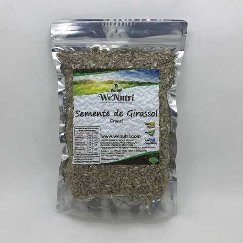 Semente De Girassol Pepita 1kg Wenutri Com Nota Fiscal