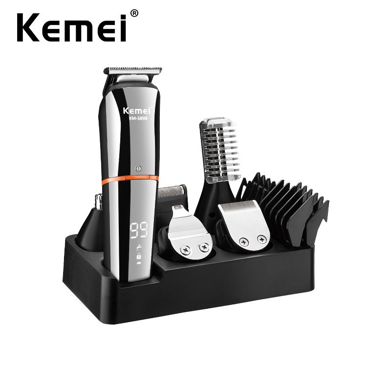 Kemei 11 Em 1 Kit Multifuncional De Aparador De Cabelo Para Orelha Do Nariz Navalha - Beauty